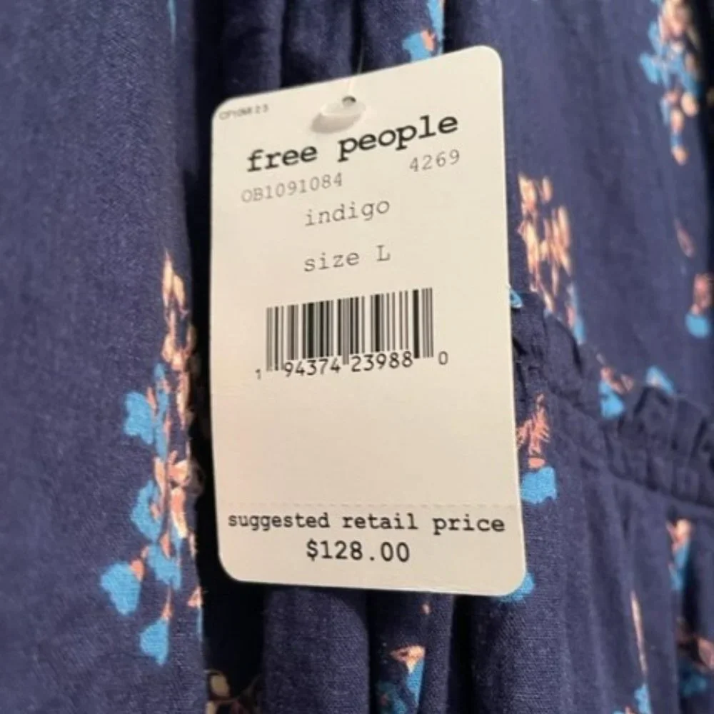 Free People Petit Fours boho babydoll mini Dress - Picture 11 of 14